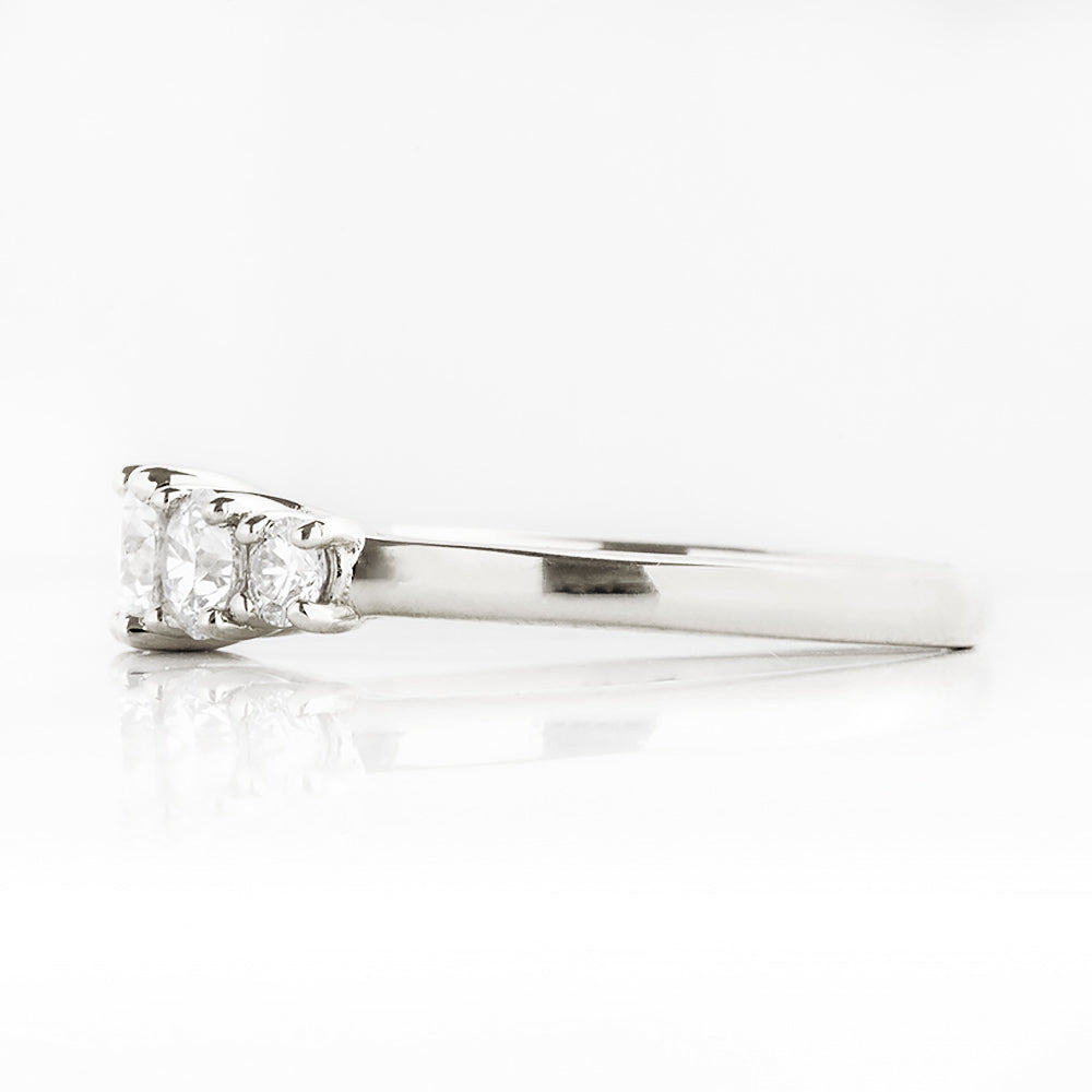 Ivy, a Lab Diamond Half Eternity Ring