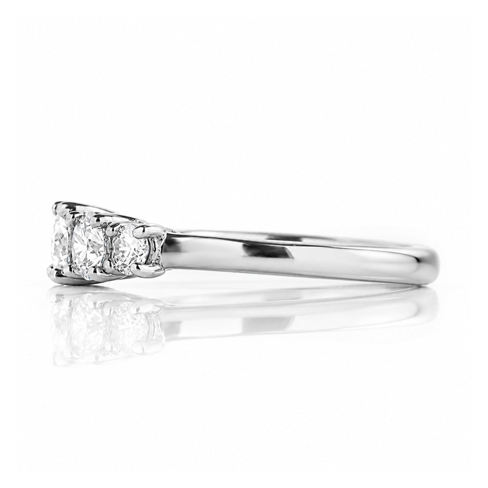 Ivy, a Lab Diamond Half Eternity Ring - Victoria's Jewellery