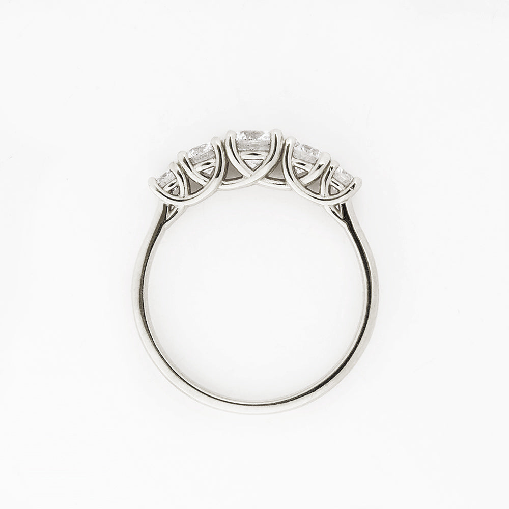 Ivy, a Lab Diamond Half Eternity Ring