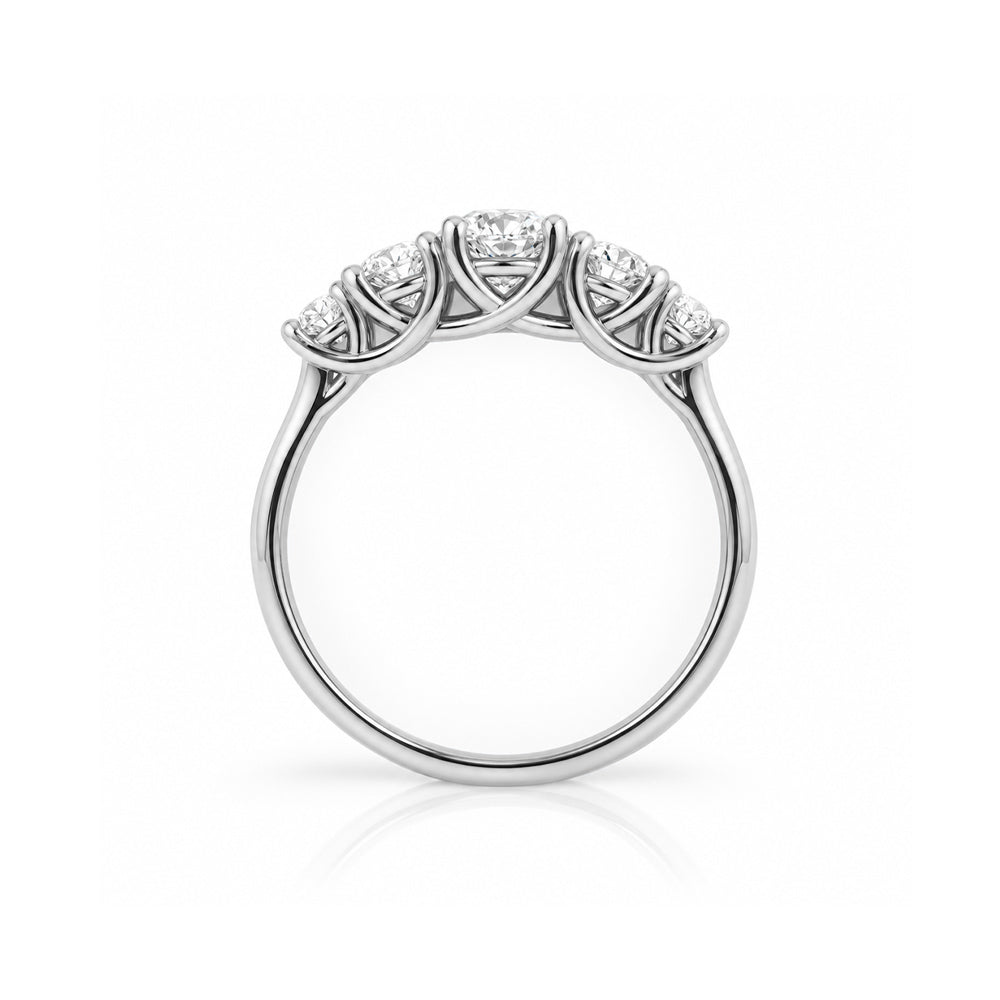 Ivy, a Lab Diamond Half Eternity Ring - Victoria's Jewellery