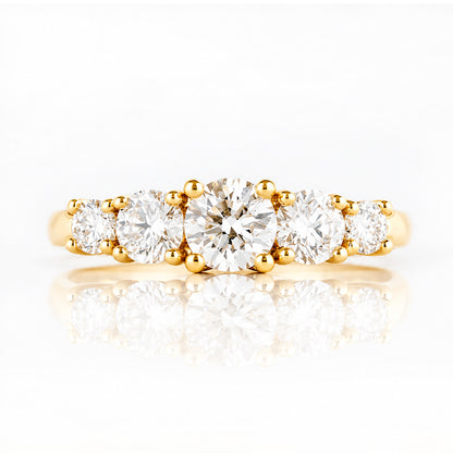 Ivy, a Lab Diamond Half Eternity Ring - Victoria's Jewellery
