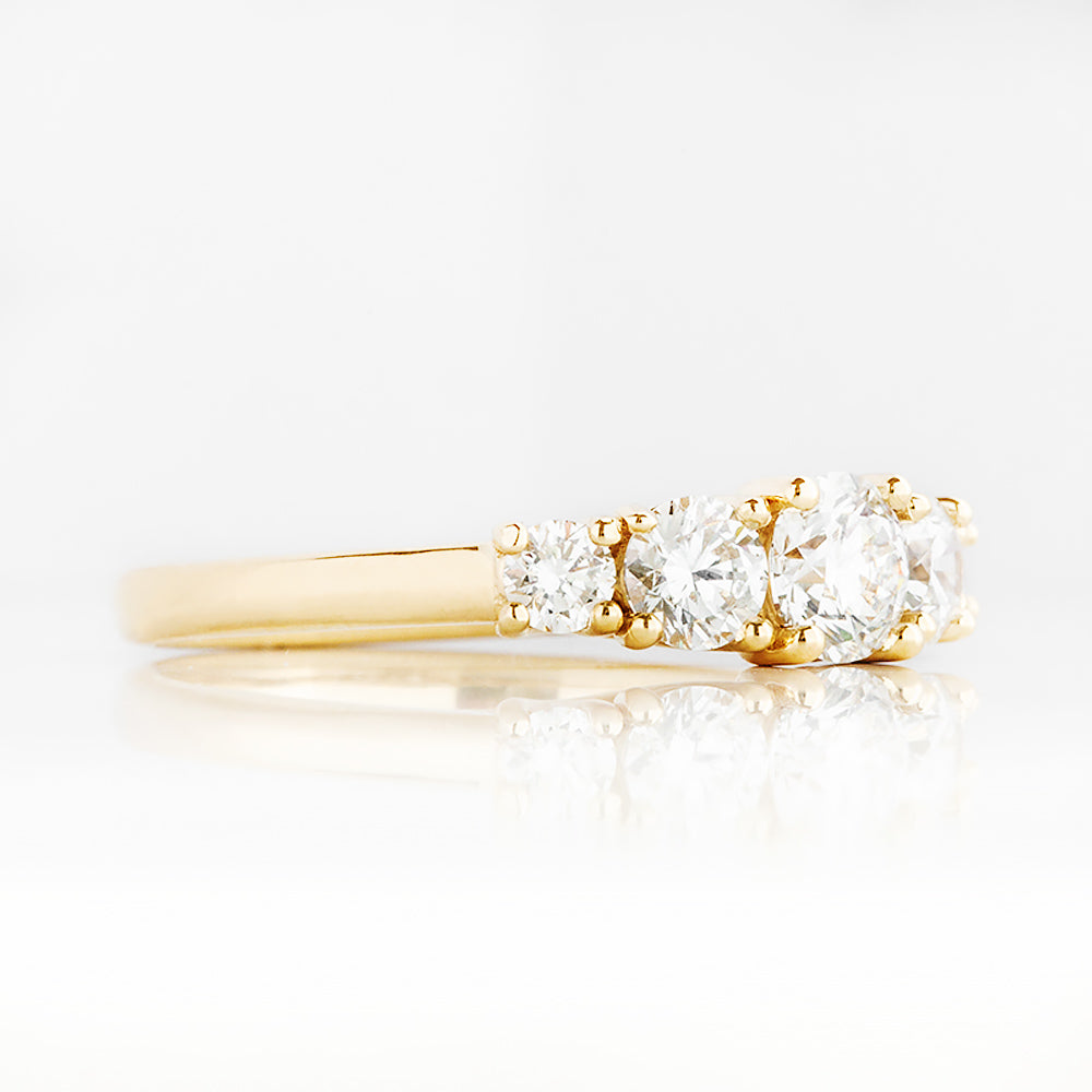 Ivy, a Lab Diamond Half Eternity Ring
