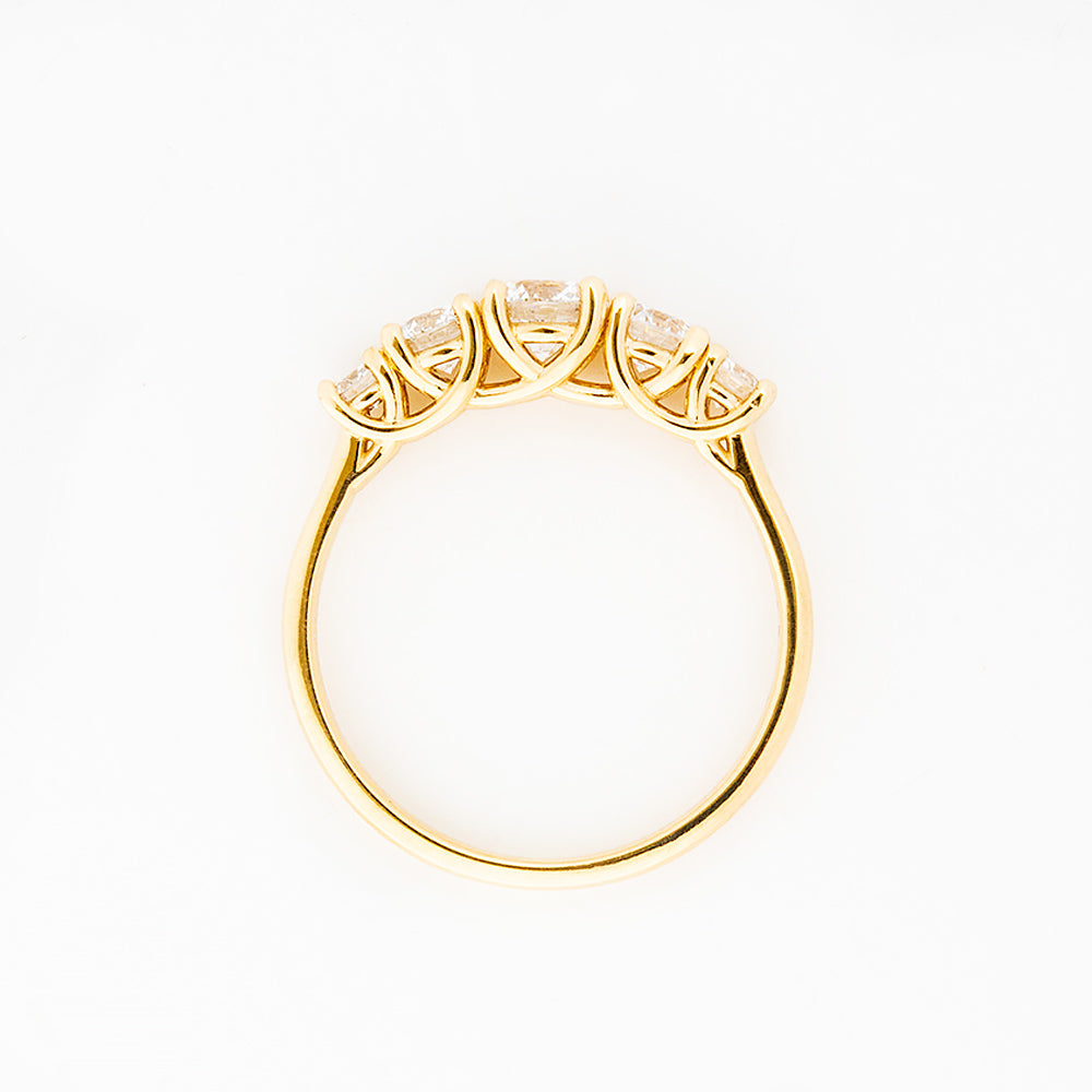 Ivy, a Lab Diamond Half Eternity Ring