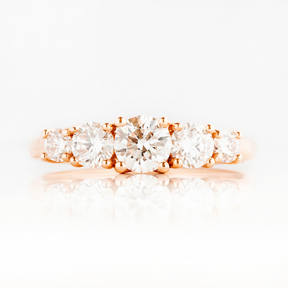 Ivy, a Lab Diamond Half Eternity Ring
