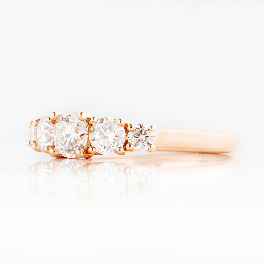 Ivy, a Lab Diamond Half Eternity Ring
