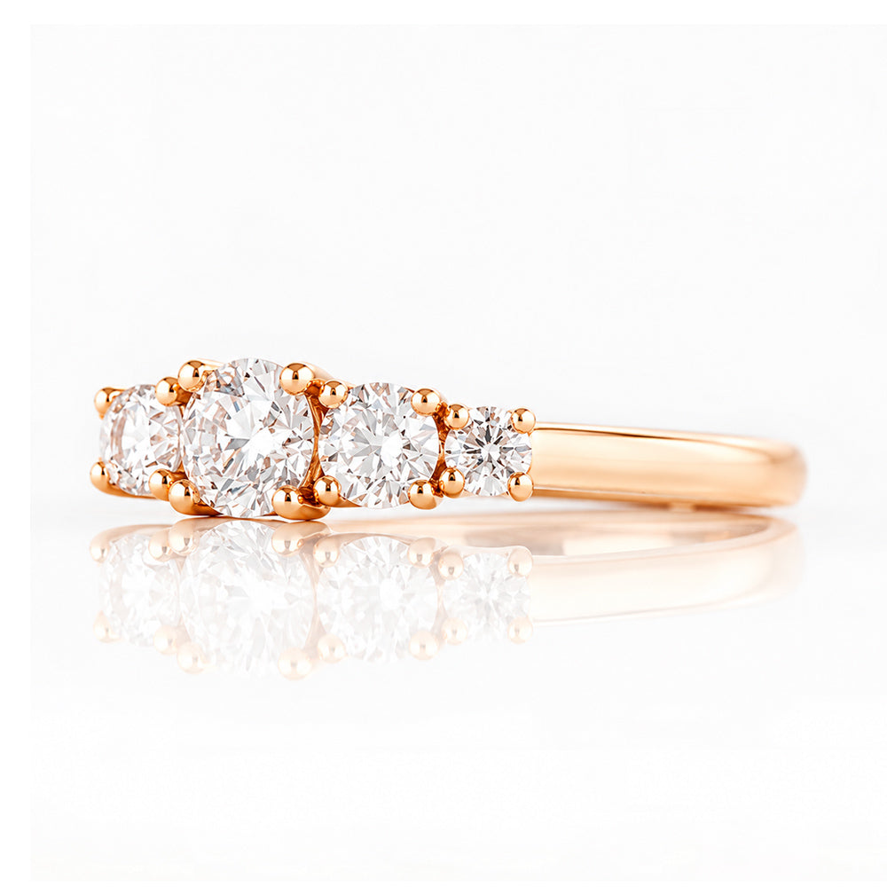 Ivy, a Lab Diamond Half Eternity Ring - Victoria's Jewellery