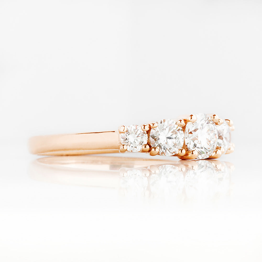 Ivy, a Lab Diamond Half Eternity Ring