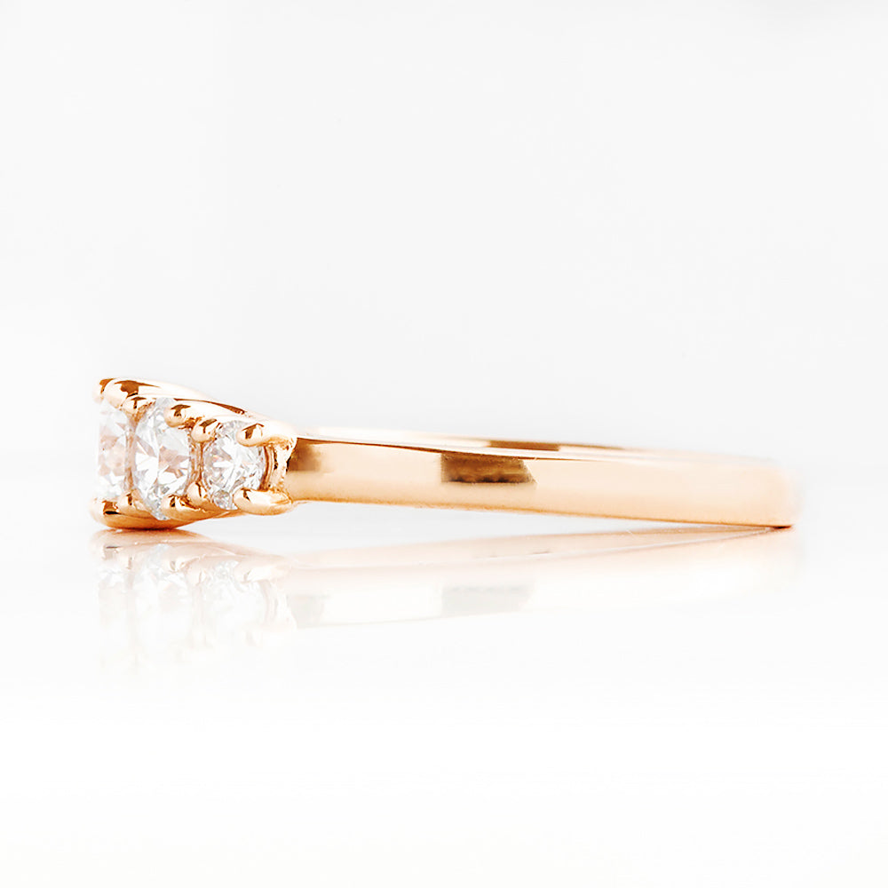 Ivy, a Lab Diamond Half Eternity Ring