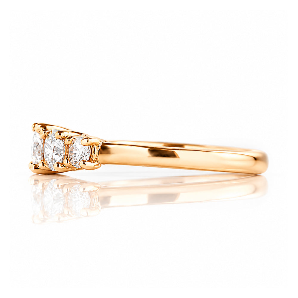 Ivy, a Lab Diamond Half Eternity Ring - Victoria's Jewellery
