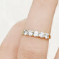 Elsie, a Lab Diamond Half Eternity Ring - 3.5mm - Victoria's Jewellery