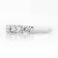 Elsie, a Lab Diamond Half Eternity Ring - 3.5mm - Victoria's Jewellery
