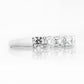 Elsie, a Lab Diamond Half Eternity Ring - 3.5mm - Victoria's Jewellery