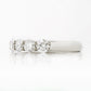 Round cut Diamond Half Eternity Anniversary ring in White Gold - Victoria's Jewellery