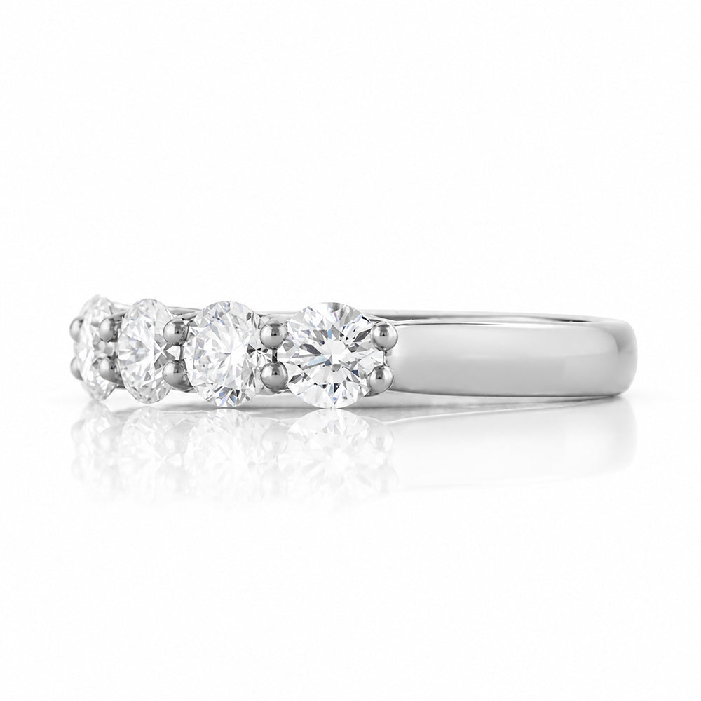 Danelle, a Lab Diamond Half Eternity Ring - Victoria's Jewellery