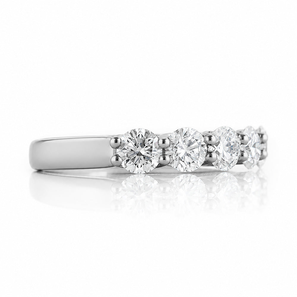Danelle, a Lab Diamond Half Eternity Ring - Victoria's Jewellery
