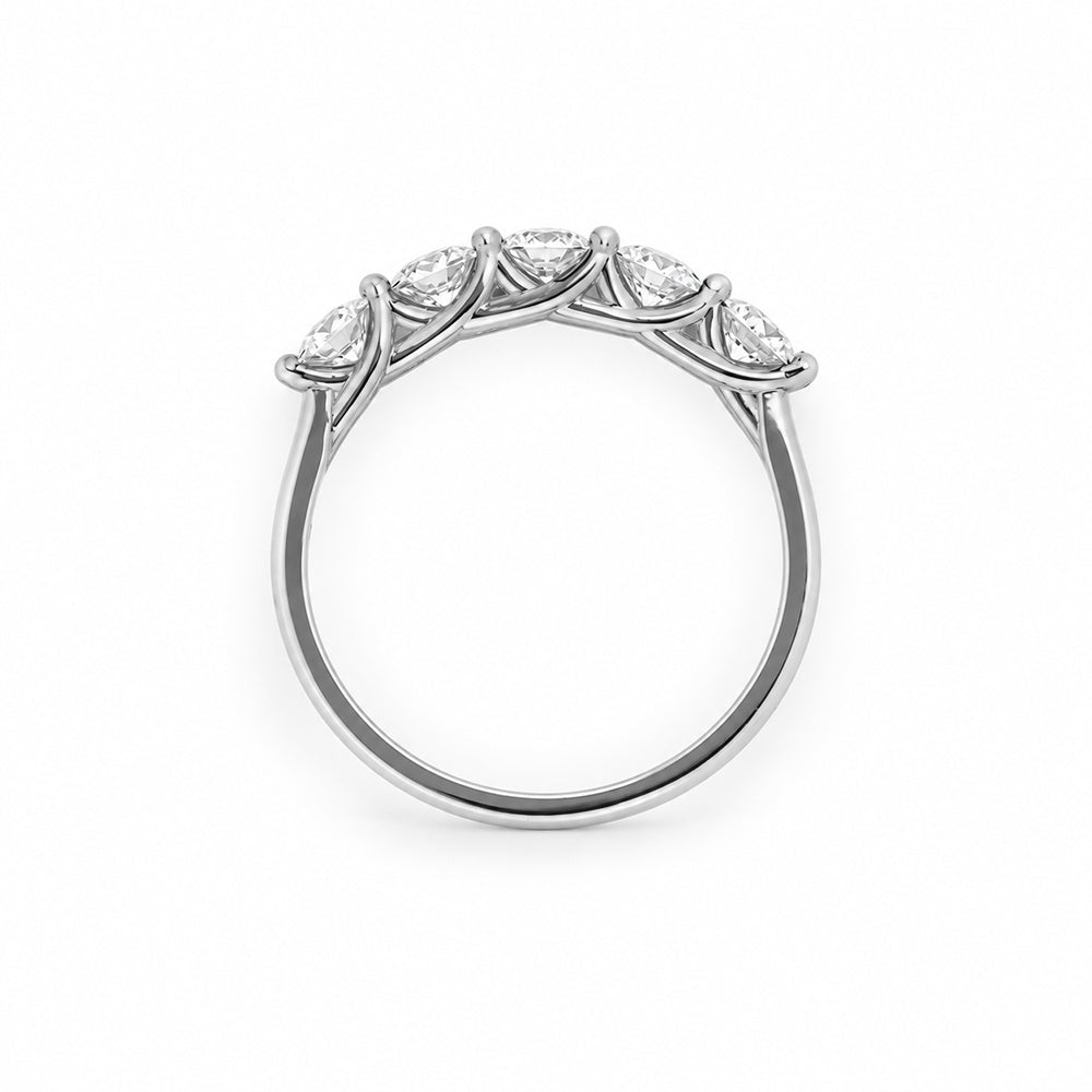 Danelle, a Lab Diamond Half Eternity Ring - Victoria's Jewellery