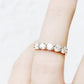 Round cut Diamond Half Eternity Anniversary ring in Yellow Gold - Victoria's Jewellery