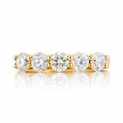 Danelle, a Lab Diamond Half Eternity Ring - Victoria's Jewellery