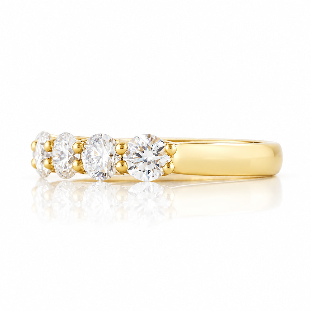 Danelle, a Lab Diamond Half Eternity Ring - Victoria's Jewellery