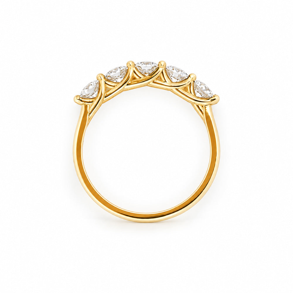 Danelle, a Lab Diamond Half Eternity Ring - Victoria's Jewellery