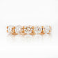 Round cut Diamond Half Eternity Anniversary ring in Rose Gold - Victoria's Jewellery