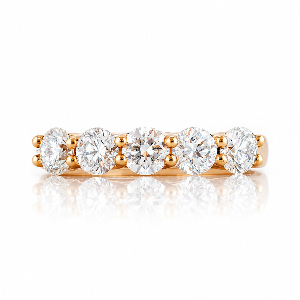 Danelle, a Lab Diamond Half Eternity Ring - Victoria's Jewellery