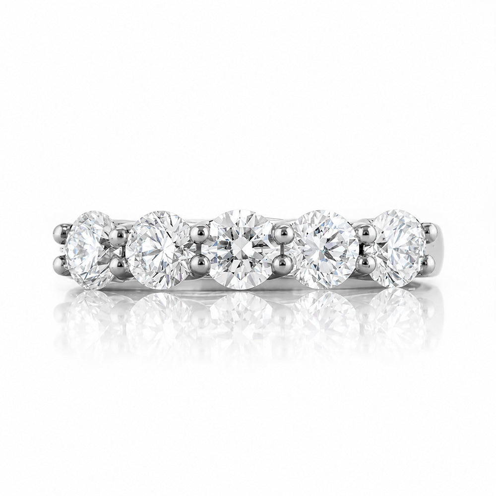 Danelle, a Lab Diamond Half Eternity Ring - Victoria's Jewellery