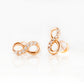 Infinity, Lab Diamond Stud Earrings