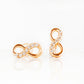 Infinity, Lab Diamond Stud Earrings