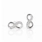 Infinity, Lab Diamond Stud Earrings