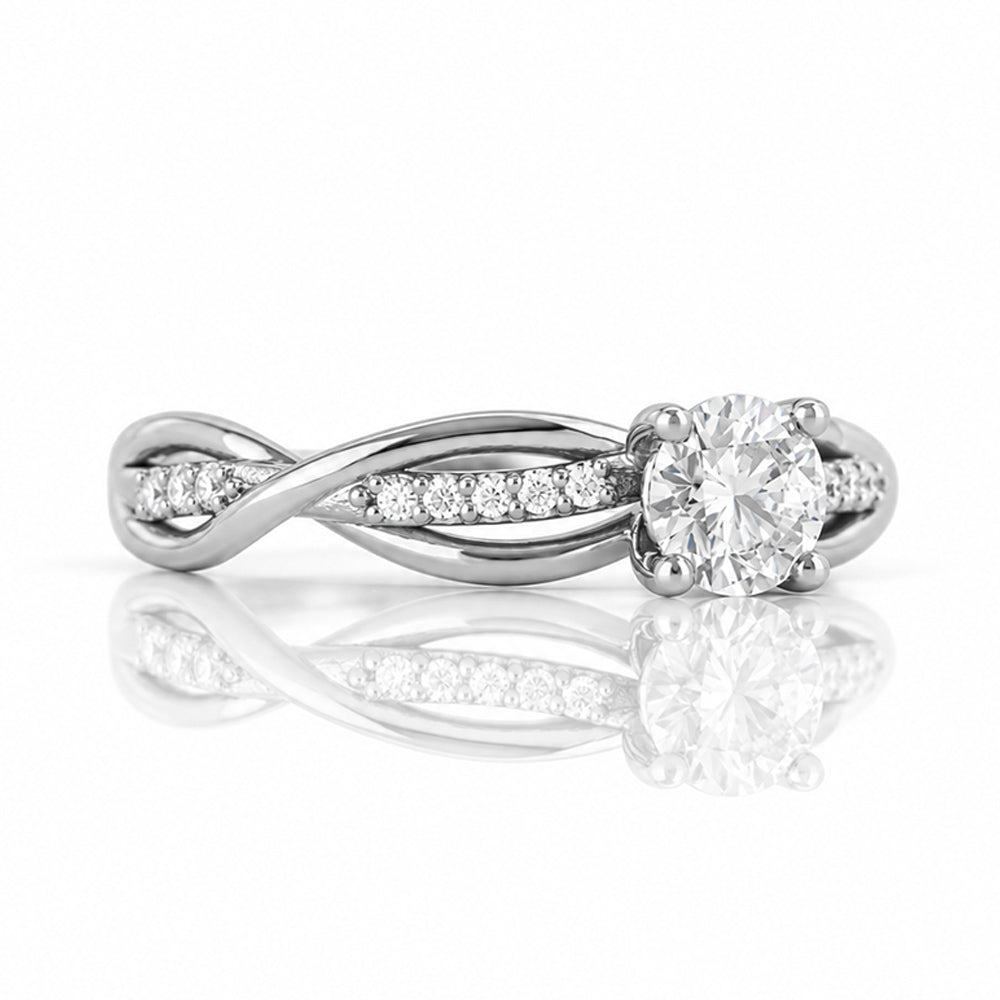 Morgan, a Lab Diamond Infinity Ring - Victoria's Jewellery