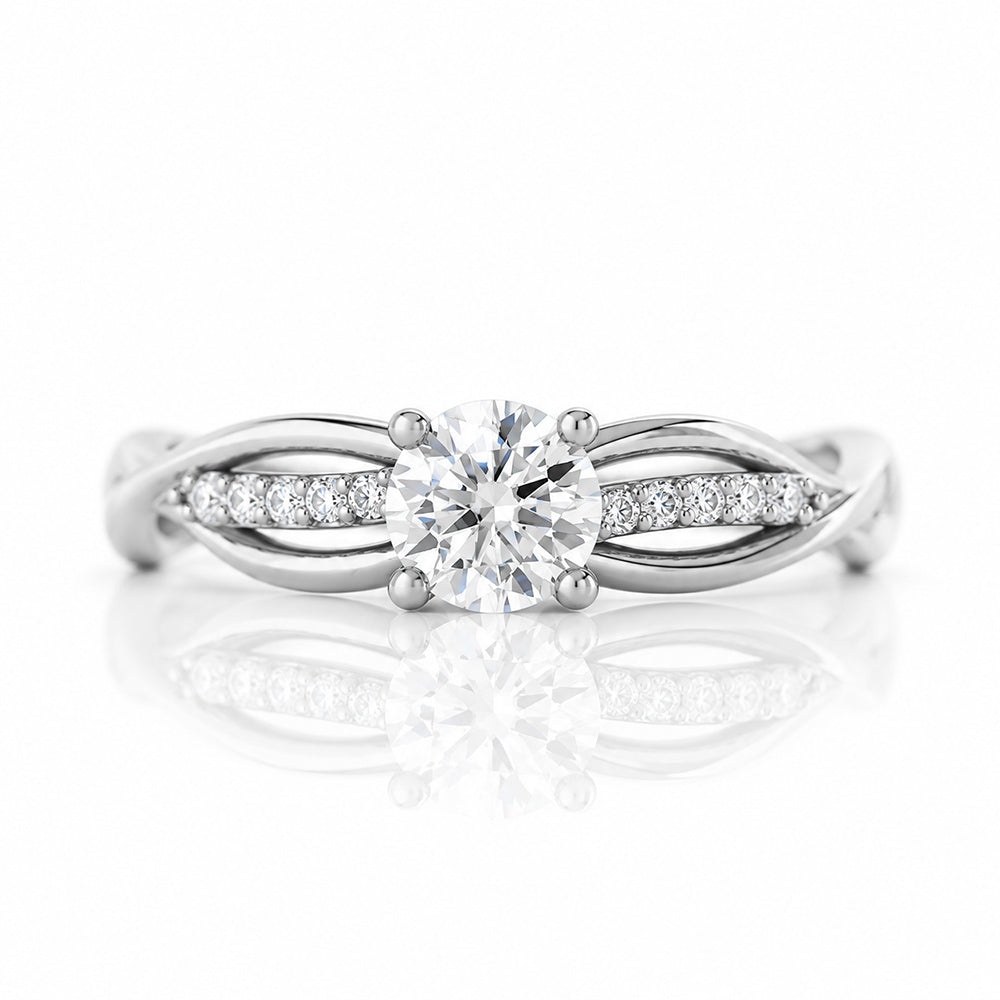 Morgan, a Lab Diamond Infinity Ring - Victoria's Jewellery