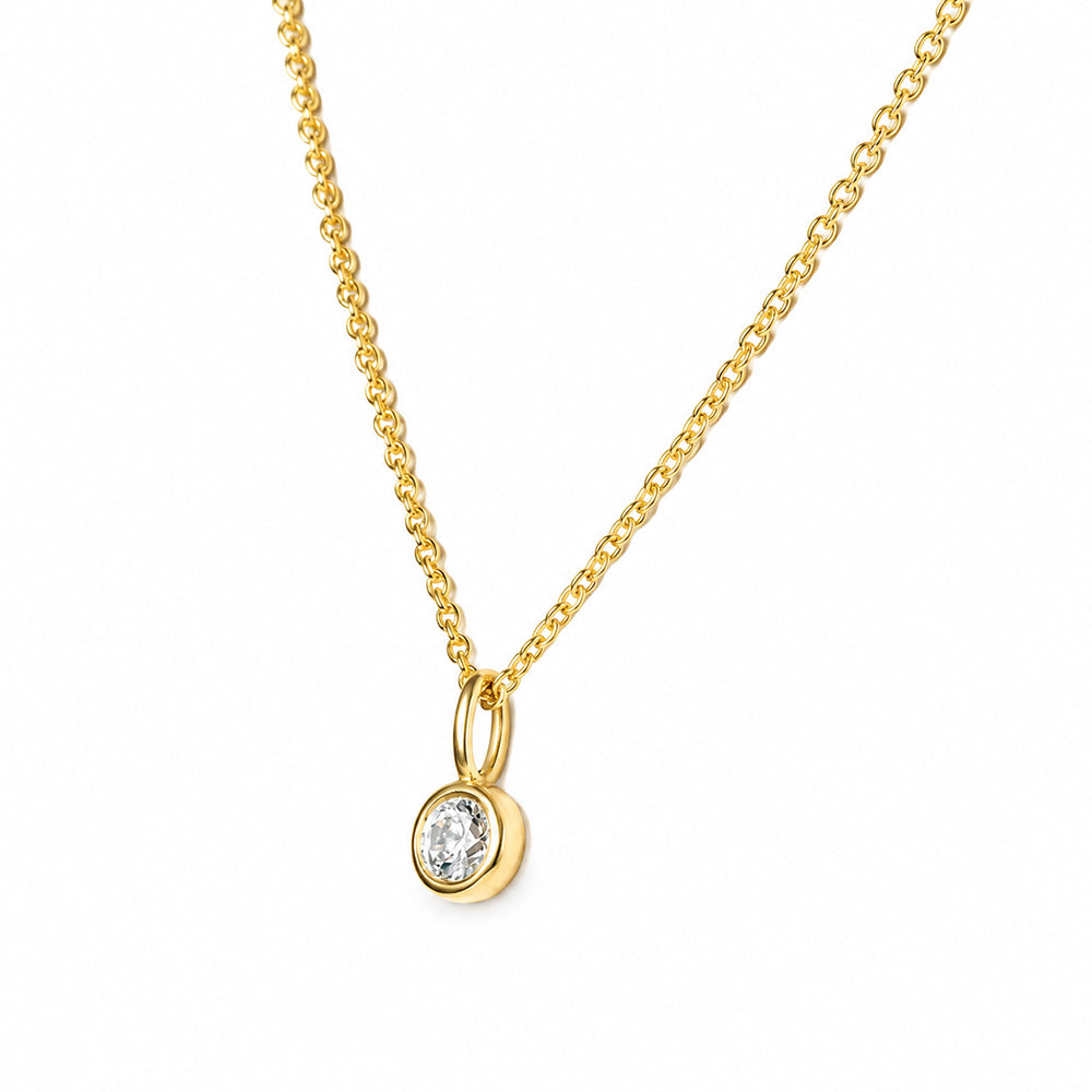 Lexi, a Round cut Lab Diamond Necklace