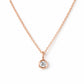 Lexi, a Round cut Lab Diamond Necklace