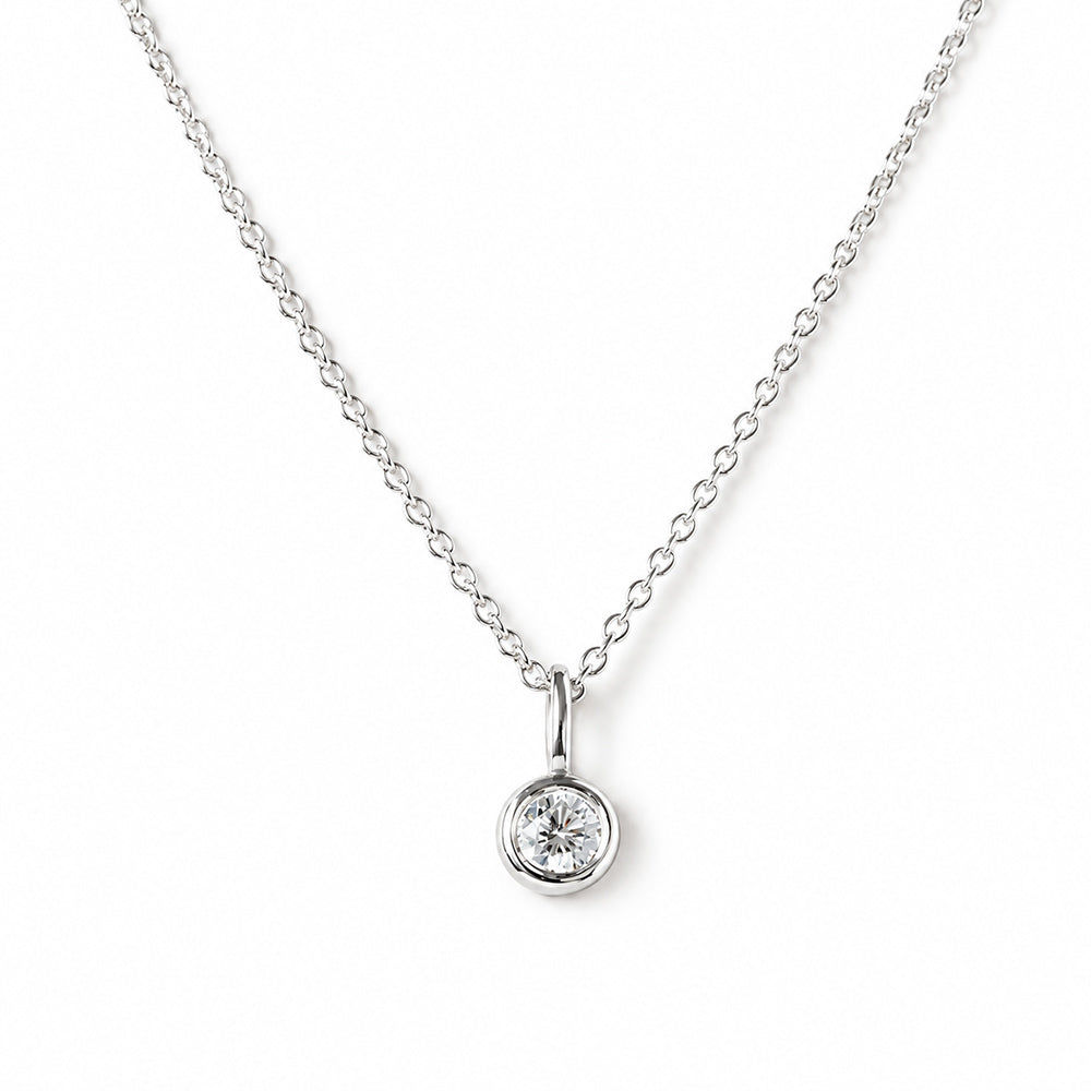 Lexi, a Round cut Lab Diamond Necklace