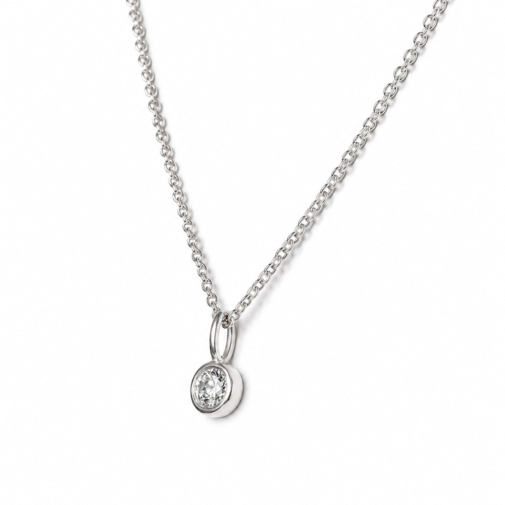 Lexi, a Round cut Lab Diamond Necklace