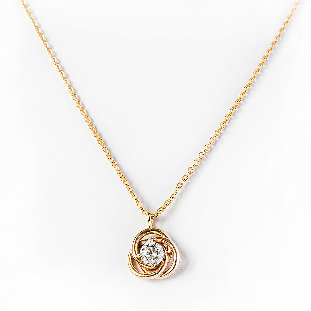 Freyja, a Lab Diamond Pendant - Victoria's Jewellery