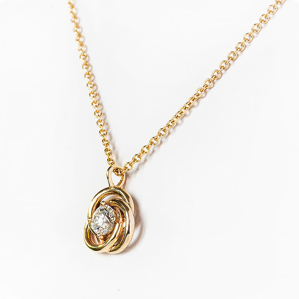 Freyja, a Lab Diamond Pendant - Victoria's Jewellery