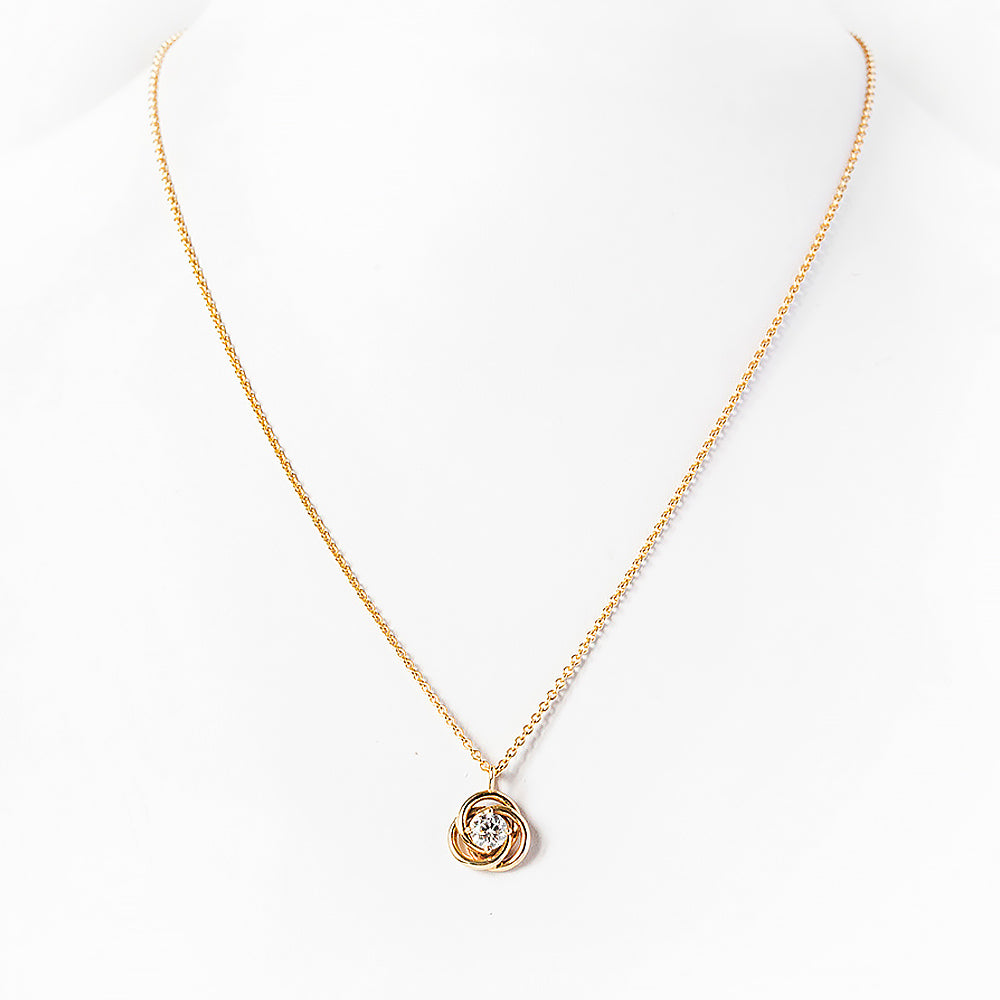 Freyja, a Lab Diamond Pendant - Victoria's Jewellery