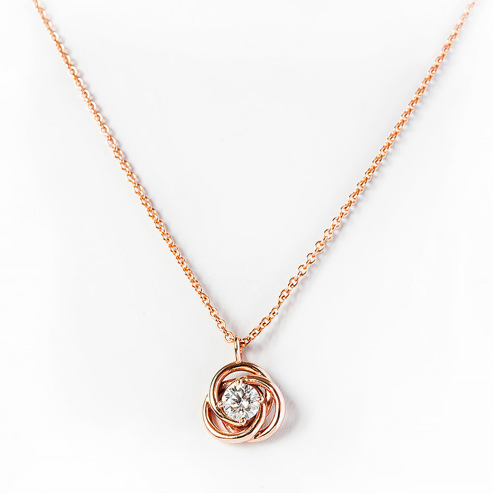 Freyja, a Lab Diamond Pendant - Victoria's Jewellery