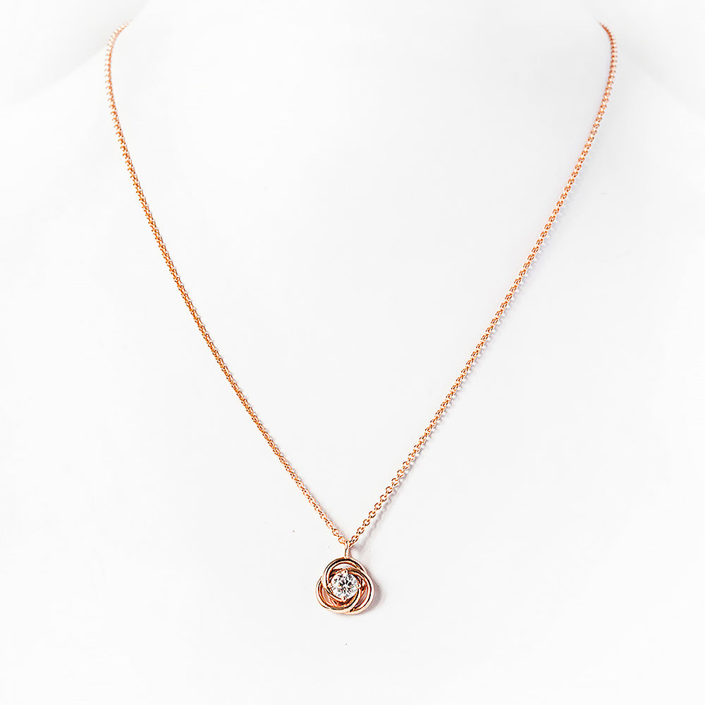 Freyja, a Lab Diamond Pendant - Victoria's Jewellery