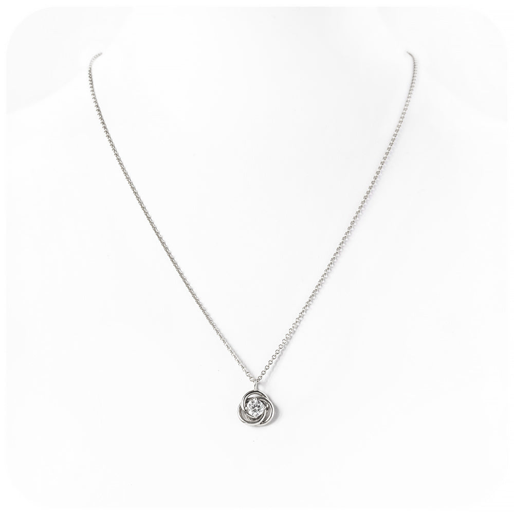 Freyja, a Brilliant cut Lab Diamond Pendant