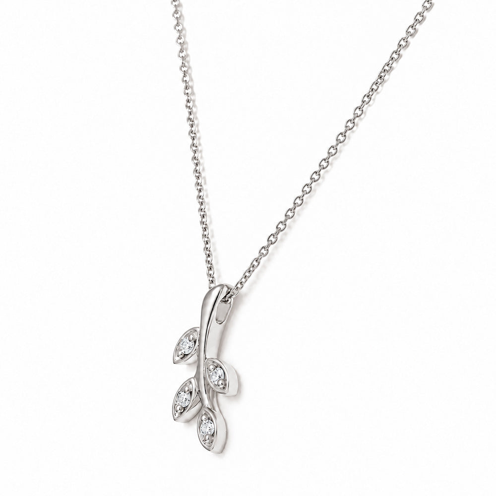 Fern, Lab Diamond Pendant