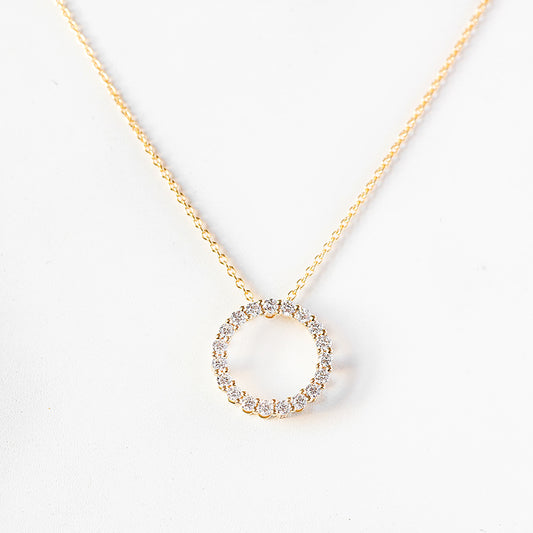 Circle of Life, Lab Diamond Pendant - 0.475ct