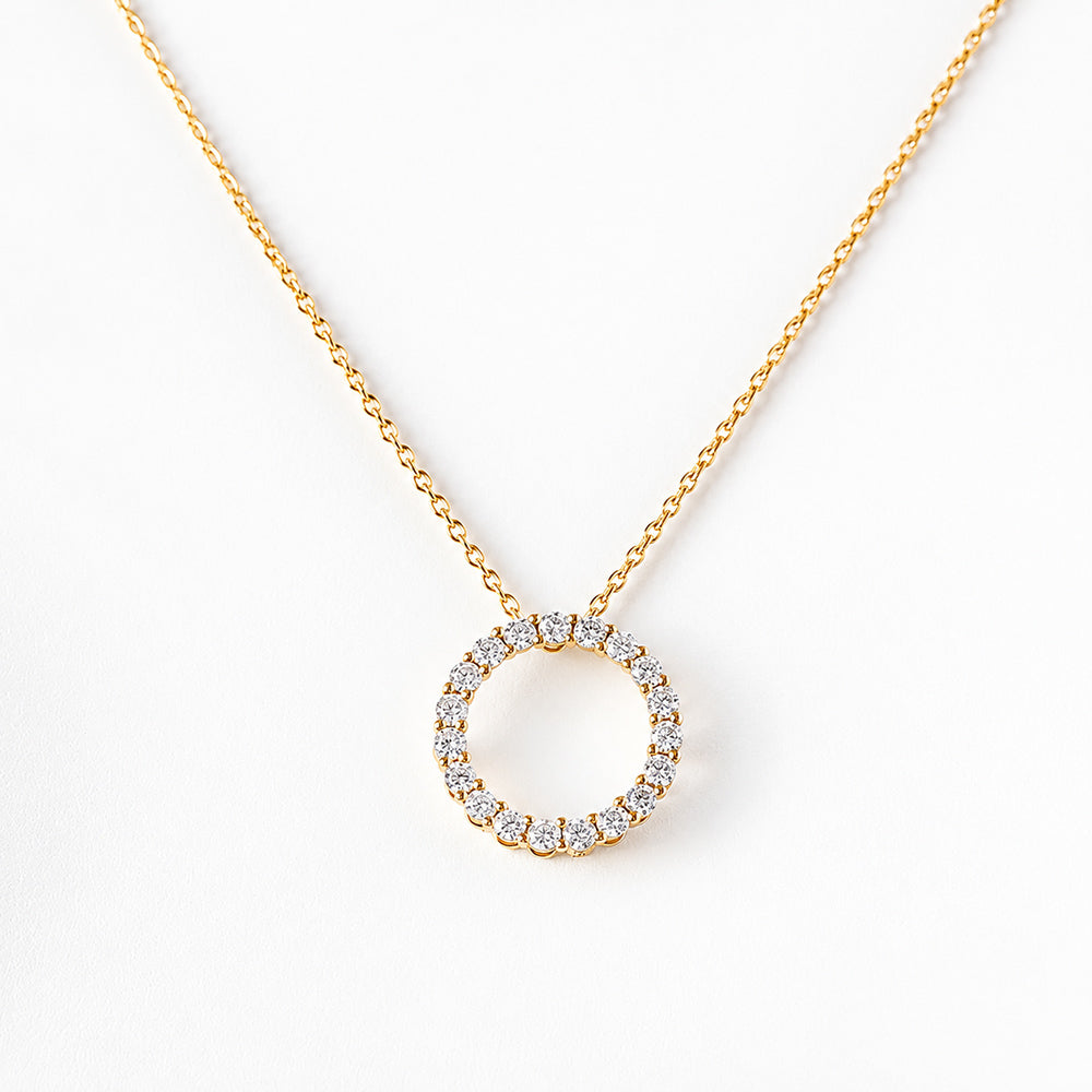 Circle of Life, Lab Diamond Pendant - 0.475ct