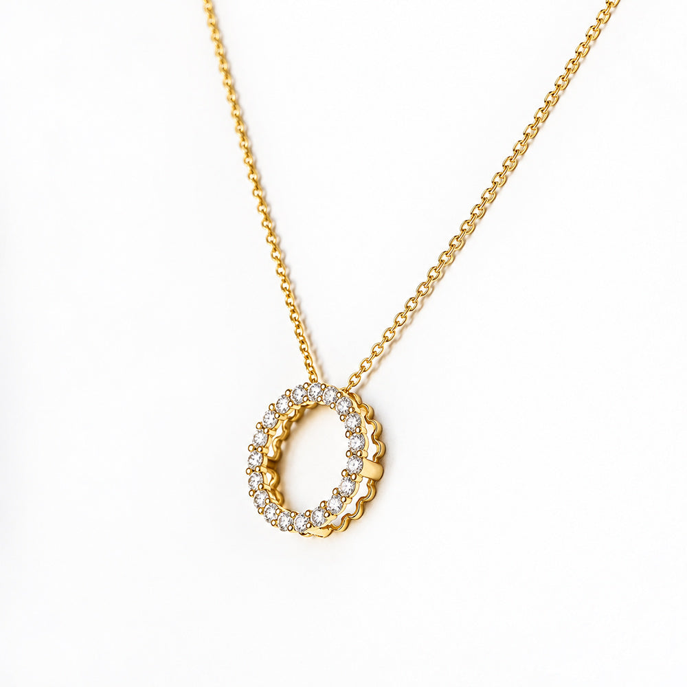 Circle of Life, Lab Diamond Pendant - 0.475ct