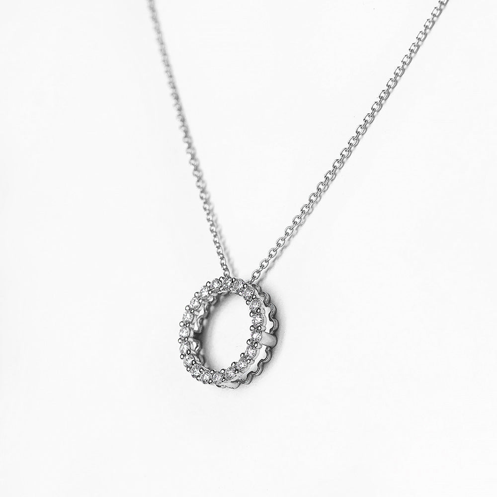 Circle of Life, Lab Diamond Pendant - 0.475ct