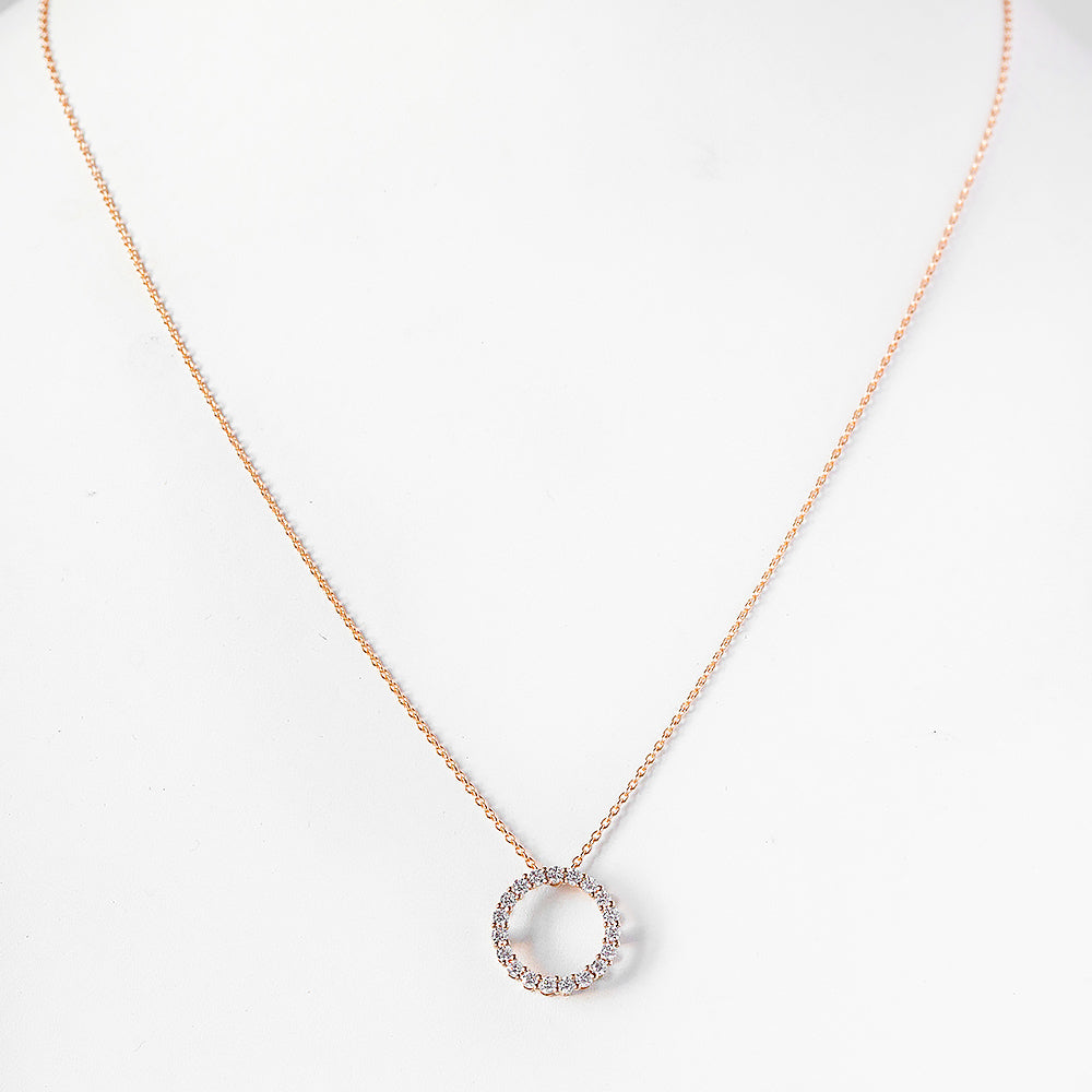 Circle of Life, Lab Diamond Pendant - 0.475ct
