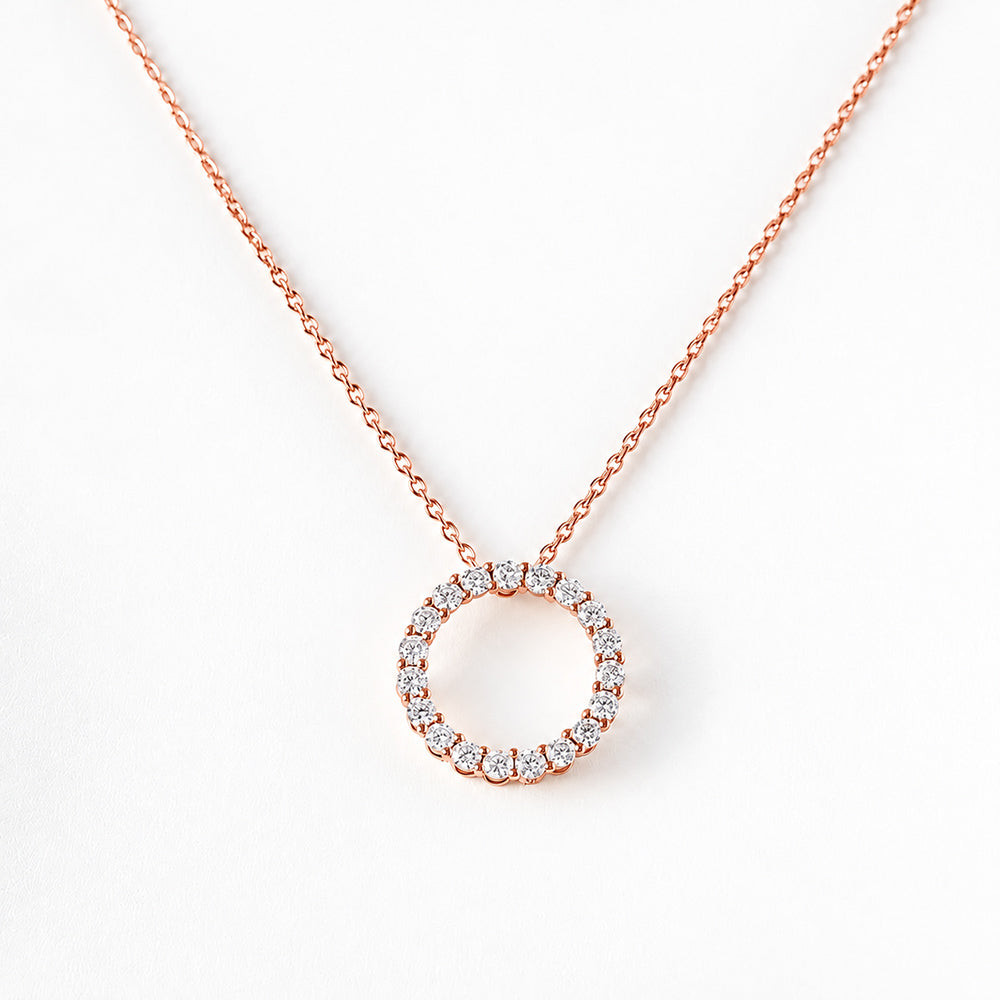 Circle of Life, Lab Diamond Pendant - 0.475ct