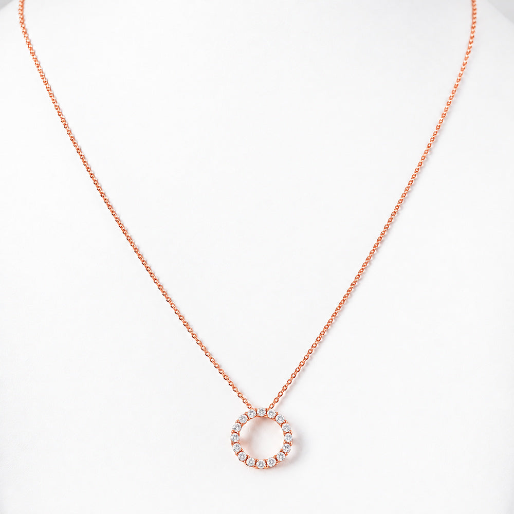 Circle of Life, Lab Diamond Pendant - 0.475ct